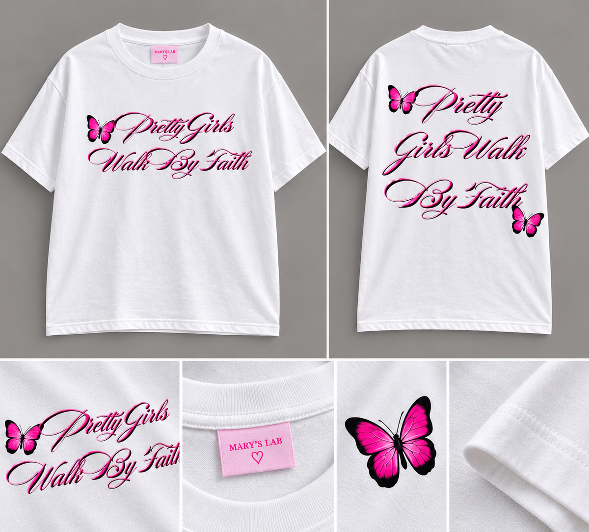 Pretty Girls Walk By Faith T-Shirt