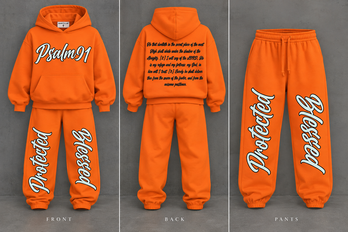 Psalm 91 Hoodie & Jogger Set