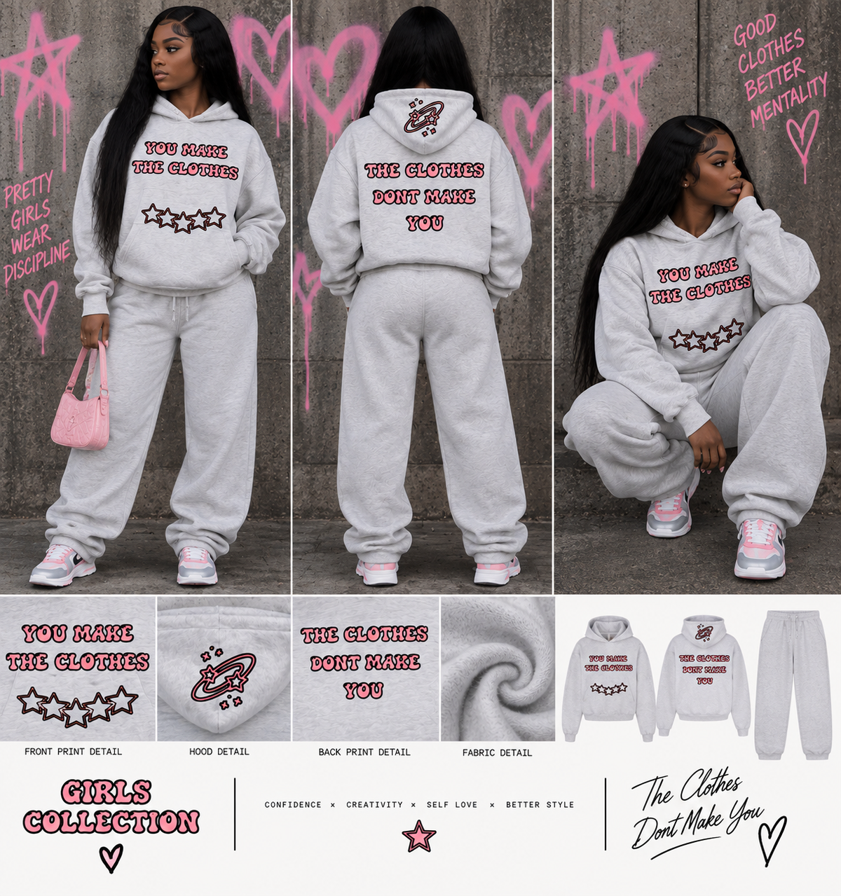 The Clothes Don’t Make You Hoodie & Jogger Set
