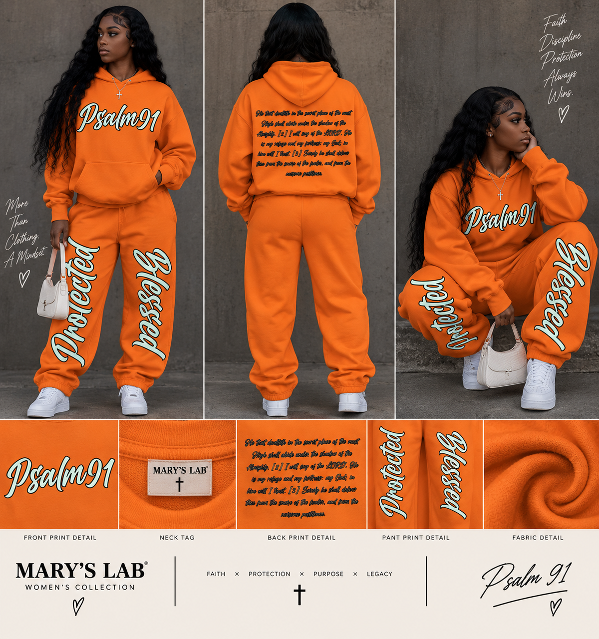 Psalm 91 Hoodie & Jogger Set